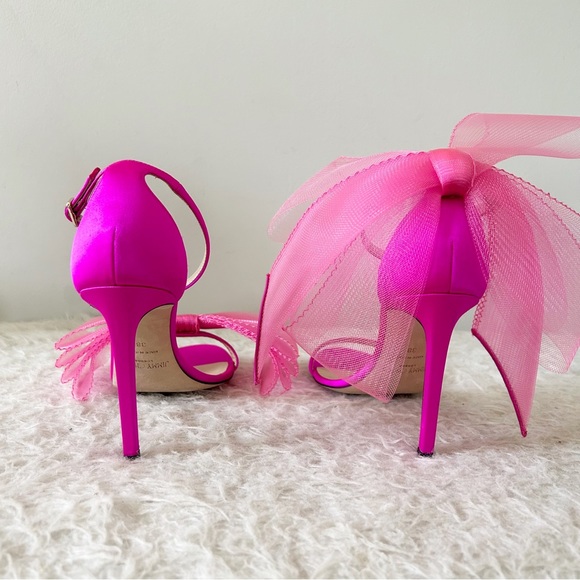 Jimmy Choo Pink Heels with Bow Detail - Picture 8 of 12